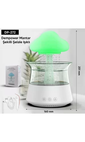 Mantar Şeklinde Şelale Işıklı