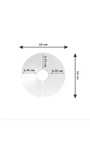 Markapet Elizabet Şeffaf Kuş Yakalığı 3.75 cm-10 cm Standart
