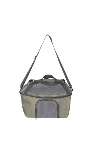 Markapet Fileli Kedi Köpek Taşıma Çantası 32-35-43 cm Large Taba