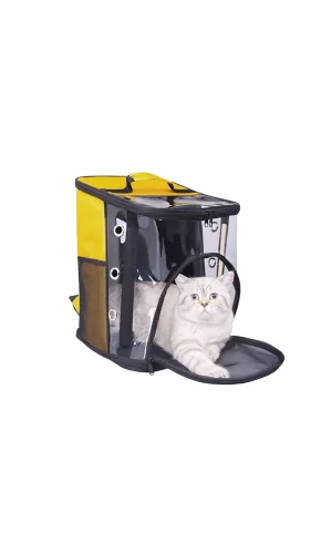 Markapet Galaksi Kedi Taşıma Çantası 30*30*40 cm Sarı