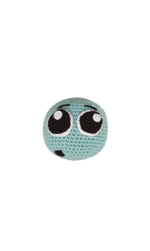 Markapet Kedi Oyuncağı Duygusal Örgü Emoji 7-7 cm Açık Mavi