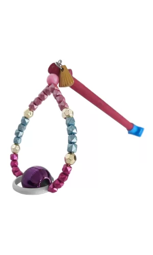 Markapet Tünekli Döner Toplu Kuş Oyuncağı 10 cm-16 cm Bordo