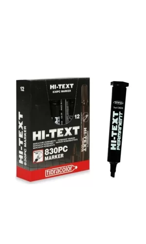 Marker Beyaz Tahta Ve Koli Kalemi ( Kesik Uçlu 830pc Siyah 12li )