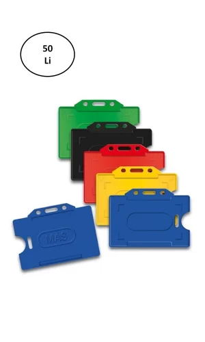 Mas 3522 Plastik Kart Muhafaza- Dikey-54X86-Yeşil 50Li