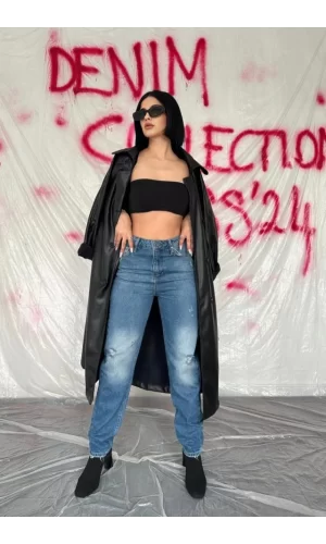 Mavi Lazer Kesim Jeans Pantolon