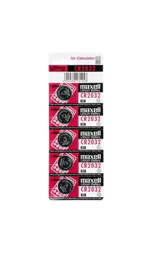 Maxell Cr2032 3v Lityum Düğme Pil 5li Paket