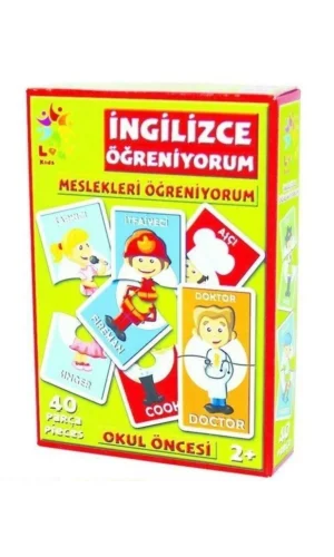 Meslekleri Öğreniyorum Eğitici Kartlar LCEGT005