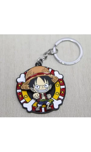 Metal Dönen Luffy Anahtarlık Alk3088