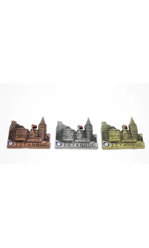 Metal İstanbul Temalı  Yöresel Magnet 2alk79