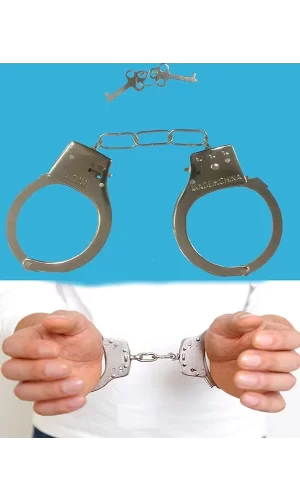 Metal Malzemeden İmal Anahtarlı Oyuncak Polis Si