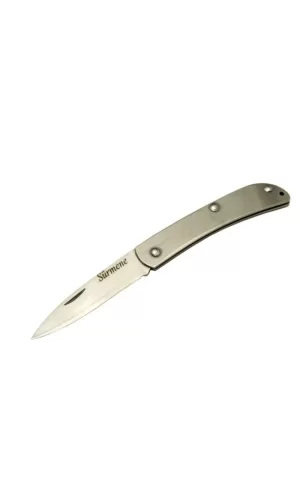 Metal Yerli Akarsu 15,5 Cm Kamp / Outdoor Çakı  - Yarı Otomatik
