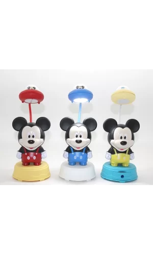 Mickey Mouse Masa Üstü Lamba Şarjlı Usb Alk2714