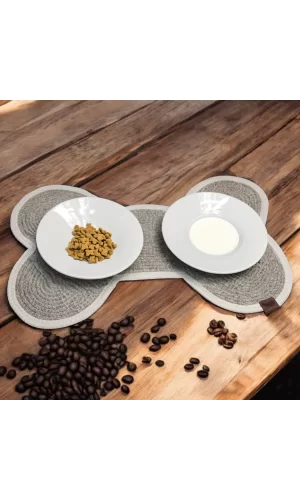 Mikopet Kedi ve Köpek Mama Kabı Paspası