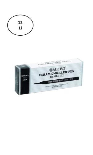 Mikro Ceramic Refil Siyah 0,7 12li
