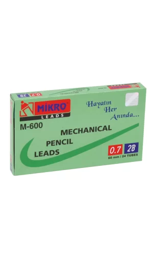 Mikro M-600 60Mm. Kurşun Kalem Ucu 0.7 Mm. 48li