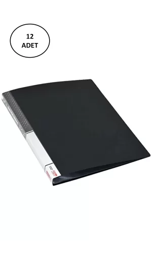 Mikro MK-20 Sunum Dosyası 20 Yaprak Siyah A4
