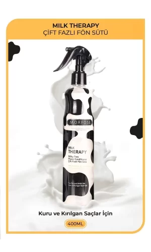 Milk Therapy Çift Fazlı Kondisyoner Fön Suyu 400 ML - mrfs