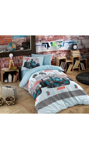 Mira Home Tek Kişilik Genç Erkek Çocuk Nevresim Takımı Race