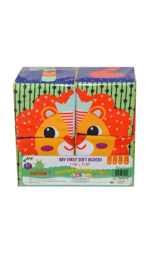 Mol-121 Pvc 4lü Eğitici Küp