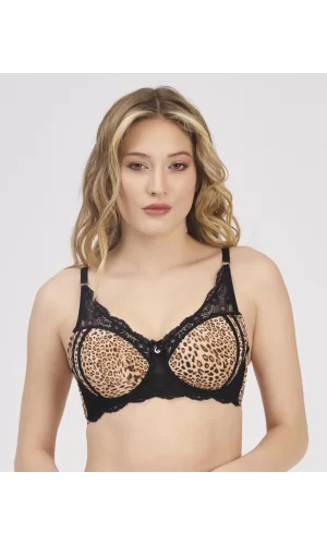 MOONLIGHT 2209 BALENLİ DESTEKSİZ LEOPAR SÜTYEN
