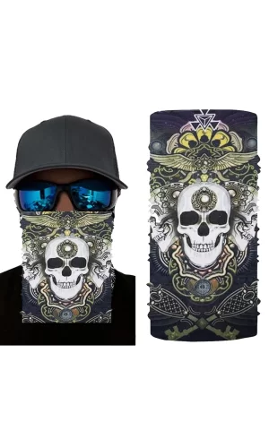 Motorcu Boyunluk Baf Buff Bandana 25x48 Cm Model 3