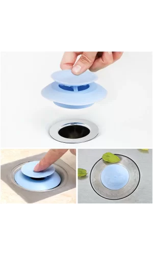 Mutfak - Küvet- Banyo Lavabosu İçin filtreli tıkama aparatı