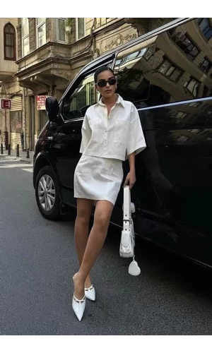 Naomi Gabardin Etek Takım 9740-08