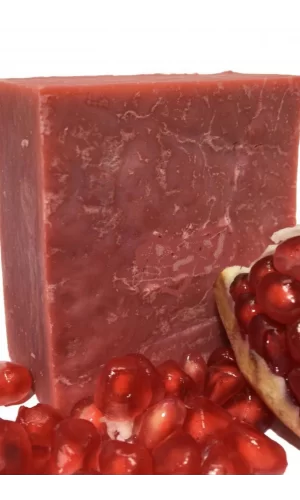 Nar Sabunu Hatay El Yapımı %100 Organik Doğal Sabun 1 Kalıp 130 Gram