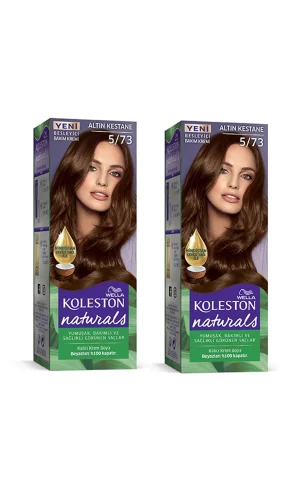 Naturals Saç Boyası Altın Kestane 5/73 2x Paket