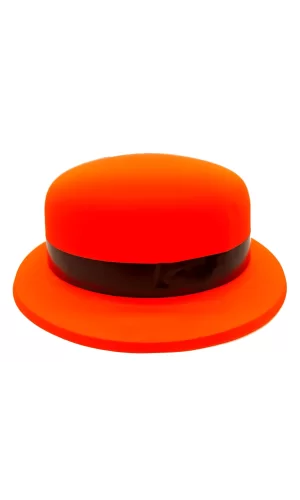 Neon Partisi Turuncu Renk Melon Plastik Parti Şapkası