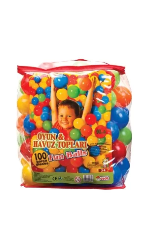 Nessiworld 01755 Oyun Havuz Topu 9 cm -Dede