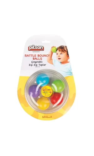 Nessiworld  03 356 Çıngıraklı Zıp Zıp Toplar -Pilsan
