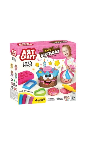 Nessiworld 03683 Art Craft Doğum Günü Hamur Set 200 gr
