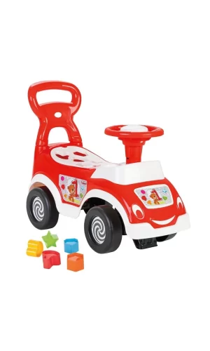 Nessiworld 07 828 Smart Baby Ride On Bultaklı İlk Arabam  - Kırmızı