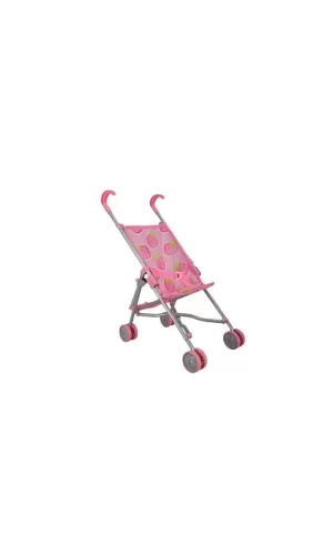 Nessiworld 13001 Katlanır Metal Baston Oyuncak Puset Çilek Desenli