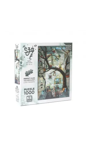 Nessiworld 20731 Father-Ezo Sunal 1000 Parça Puzzle -KS Puzzle