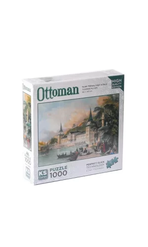 Nessiworld 20737 Kuleli Askeri Kışlası 1000 Parça Puzzle -KSPuzzle