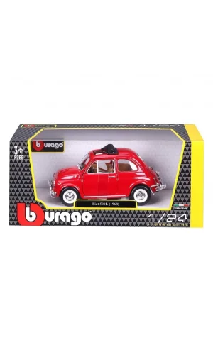 Nessiworld  22099 Burago Fiat 500L 168 Kırmızı 1:24 -Sunman