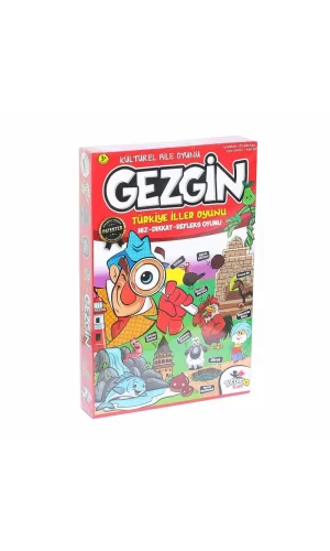 Nessiworld  2290 Gezgin Türkiye İller Oyunu -Tottreiq