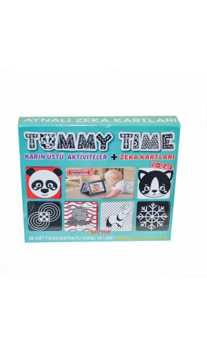 Nessiworld 2304 Tummy Time Aynalı Zeka Kartı - Dıy Toy