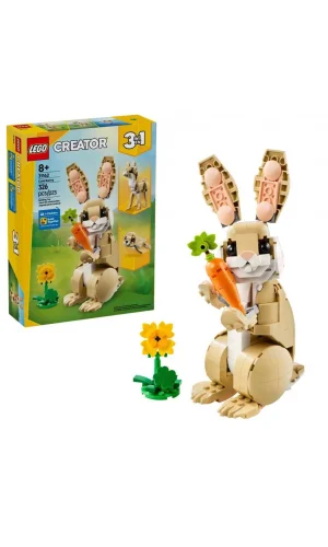 Nessiworld 31162 Lego Creator 3in1 - Sevimli Tavşan 326 parça +8 yaş