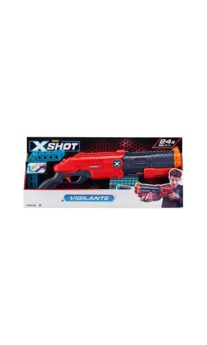 Nessiworld  36436 Zuru X-Shot Silah Sünger Atan Excel-Vigilante 24 Mermi -Sunman