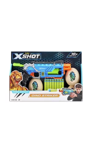 Nessiworld  4860 X Shot Sünger Atan Dino Attack Striker Silah -Sunman