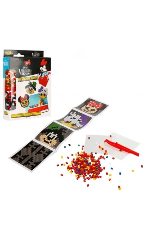Nessiworld  4in1 Disney Minnie Mouse Pixel Pixel Boncuk Aktivite ve Oyuncak Seti