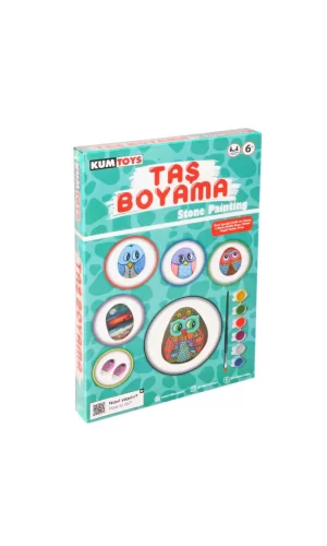 Nessiworld 5307 Kumtoys Taş Boyama - Stone Painting / +6 yaş