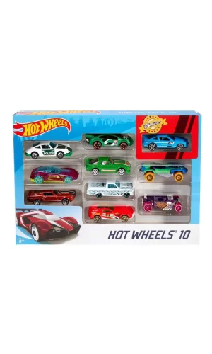 Nessiworld 54886 Hot Wheels 10lu Araba Seti - Karışık Asorti