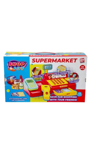 Nessiworld 578-BP SHOP- JOY YAZAR KASA ALIŞVERİŞ SETİ