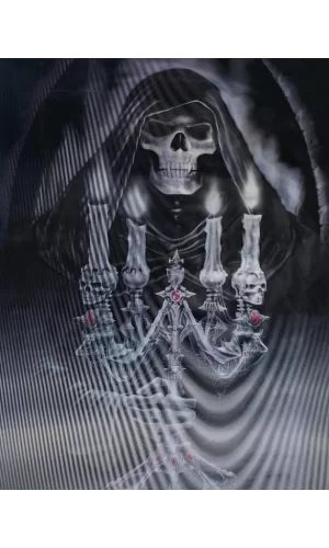 Nessiworld  5D Elmas Boyama 3 Farklı Resim Değişenli Halloween İskelet Tablosu 30x40 cm