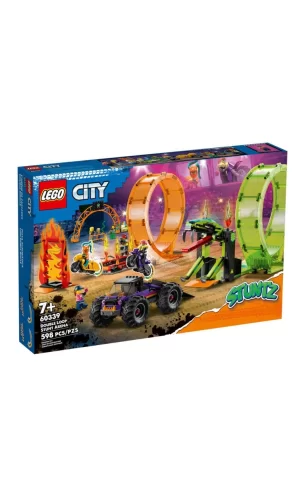 Nessiworld 60339 Lego City - Çift Çemberli Gösteri Arenası 598 parça +7 yaş