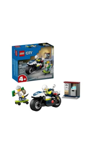 Nessiworld 60455 Lego City Polis Motosikleti Takibi 65 parça +4 yaş